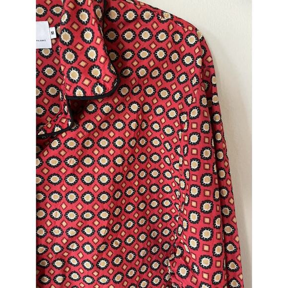 The Cats Pajamas Size Medium Hadley Pajama Shirt Top Print Cotton Comfy - Picture 4 of 7